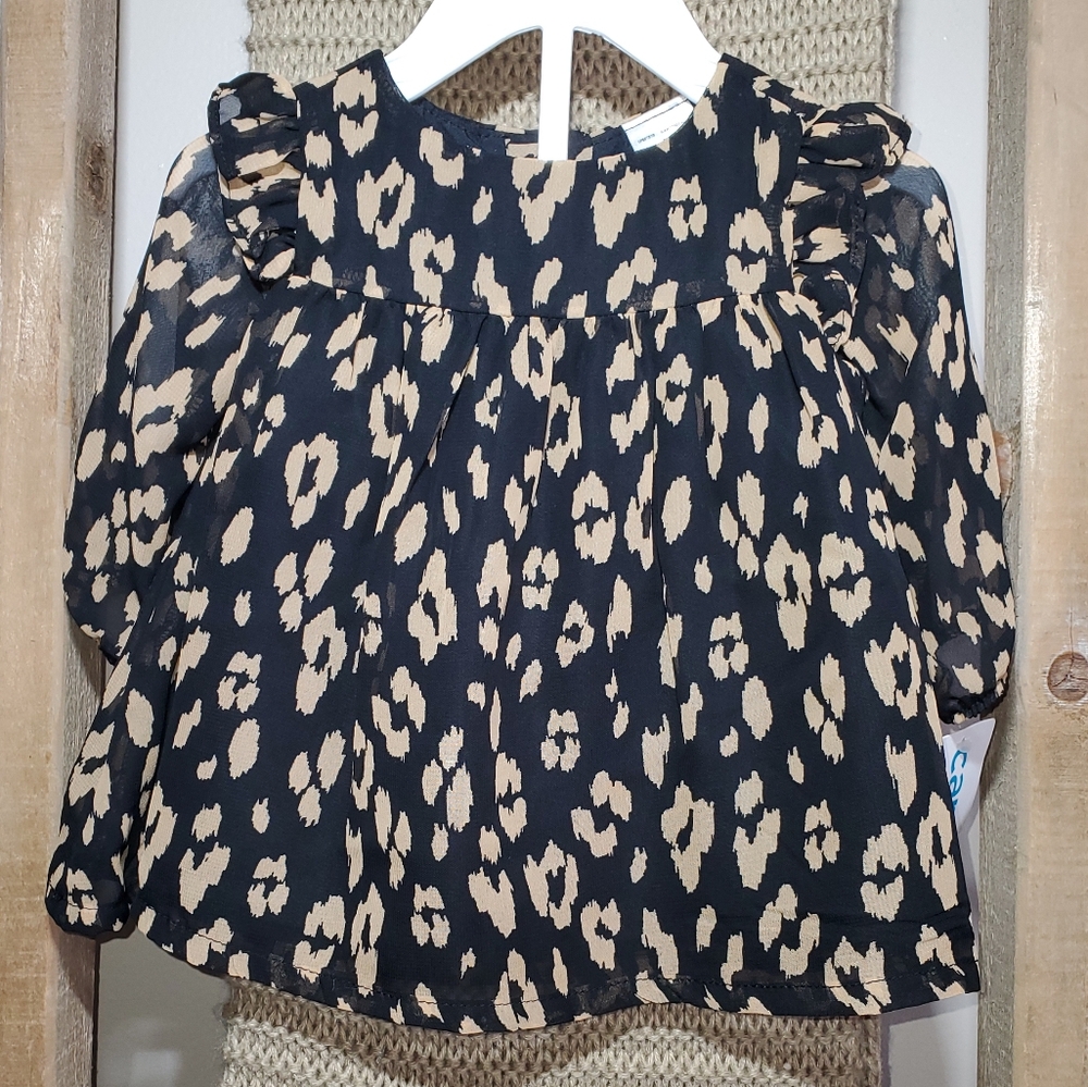 Baby Girl Carter's Leopard Bow Dress